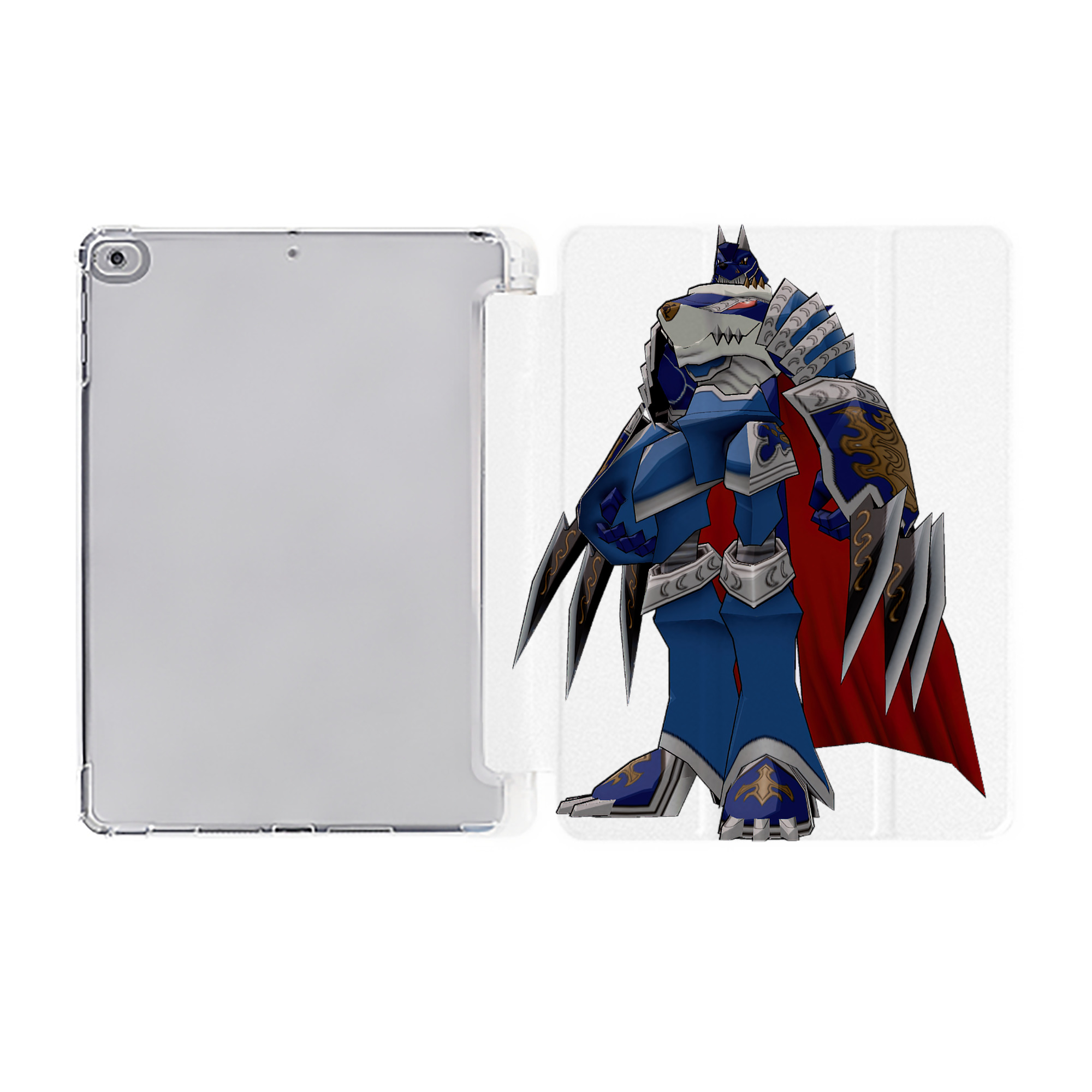 （画像用） Digimon デジタルモンスター/デジモン IPad ケース ペン収納付き 三つ折りスタンド PUレザー×シリコン 対応機種9.5/10.5/10.9インチ